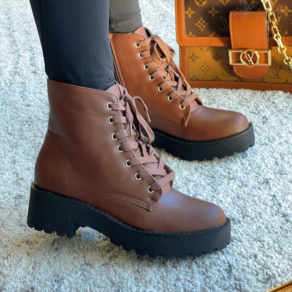 Just In Erika lace up boots - Picture 2 of 2